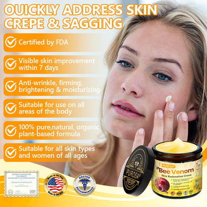 Official U.S. Store🌸PUROSA® Bee Venom Comprehensive Cream🔥LAST DAY: 80% OFF (For sagging skin, fine lines, loss of firmness, flat bust, drooping hips, and more)